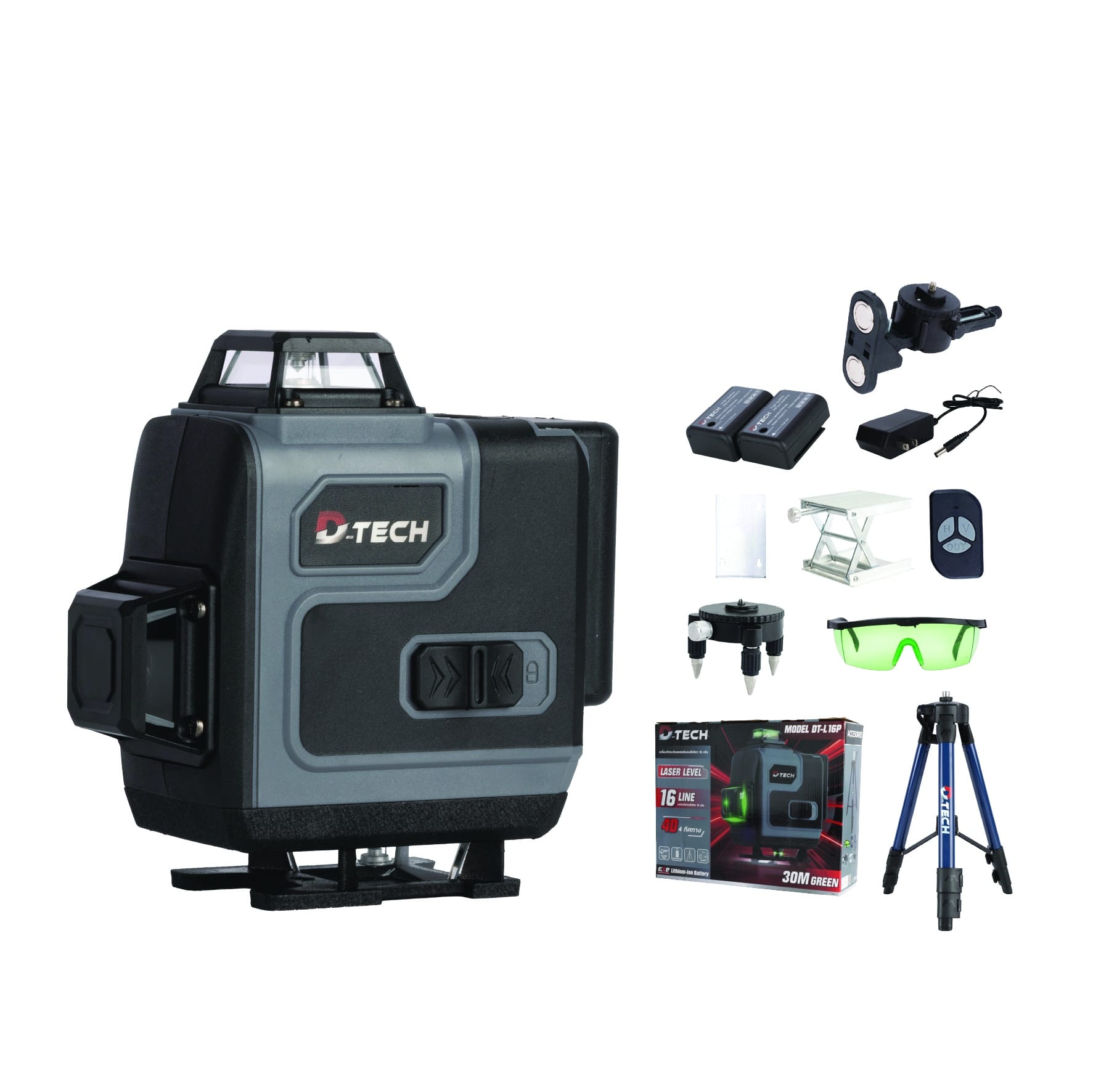 เลเซอร์วัดระดับ D-TECH DT-L16P 16 เส้นพร้อมขาตั้ง_5